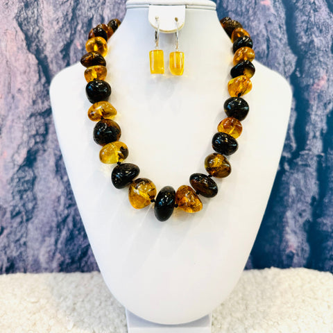 Baltic Amber Free Form Necklace