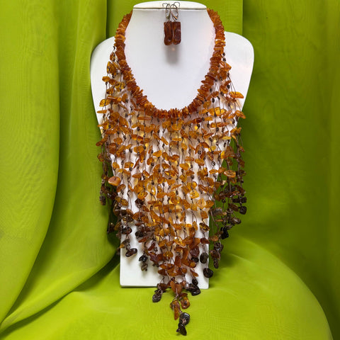 One of a Kind Amber Necklace