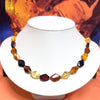 Multicolour Faceted Beads Amber Necklace