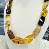 Amber Necklace - Large Faceted Beads