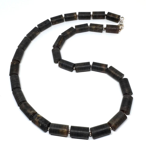 Baltic Amber Necklace and Matching Bracelet for Men