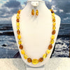 Baltic Amber Multicolour Beaded Necklace