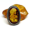 Intaglio Pendant/Brooch in Baltic Amber