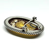 Intaglio Pendant/Brooch in Baltic Amber