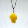 Amber Cross Pendant #3