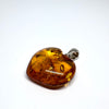Amber Heart Pendant #3
