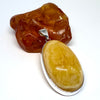 Large Oval Butter Amber Pendant