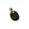 Simple Green Amber Pendant