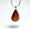 Cherry Amber Faceted Pendant
