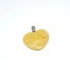 Butter Amber Heart Pendant