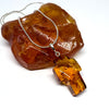 Amber Cross Pendant