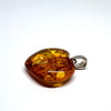Amber Heart Pendant #3