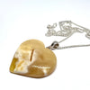 Large Butter Amber Heart #2