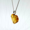 Amber Heart Pendant #2