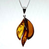 Modern Tri-Colour Amber Pendant