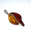 Modern Tri-Colour Amber Pendant