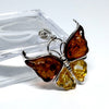 Amber Butterfly Pendant