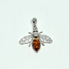 Honey Bee Amber Pendant