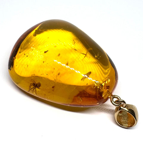 Amber with Insects - Pendant # 2
