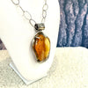 Baltic Amber Pendant in Medieval Silver Setting
