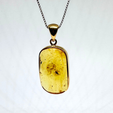 Amber with Insects - Pendant #14