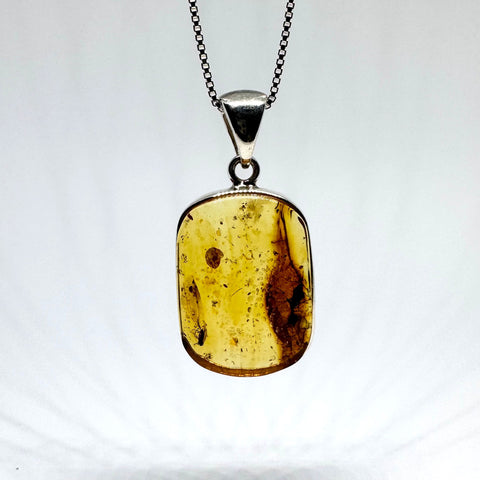 Amber with Insects - Pendant #15