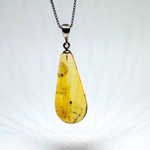 Amber with Insects - Pendant # 3