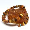 Amber Bracelet - Chips on Wire