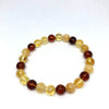 Multi-Shade Amber Ball Bracelet