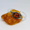 Amber and Silver Cuff Bracelet