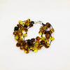 Multi-Strand Amber Beads on Rope