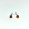 Amber Ball Studs (7 mm)