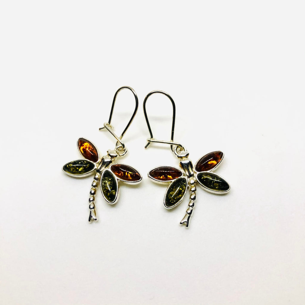 Dragonfly clearance earrings gold