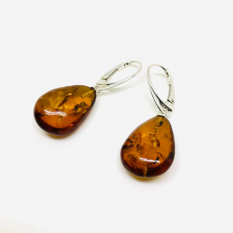 Baltic Amber Drop Earrings