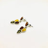 Multicolour Amber Drop Earrings