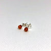 Amber Ball Studs (5 mm)