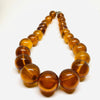 All Natural Amber Ball Necklace