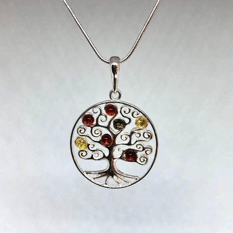 Amber and Silver "Tree of Life"