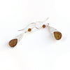 Baltic Amber Dragonfly Wings Earrings available at The Amber Room