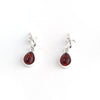 Baltic Amber Hanging Elegant Teardrop Earrings - Brown Amber Color available at The Amber Room
