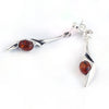 Baltic Amber Modern Hanging Earrings available at The Amber Room