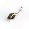 Green Amber Stone Silver Pendant available at The Amber Room