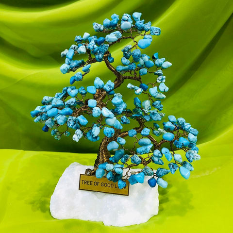 TURQUOISE Tree Of Good Luck -L1