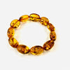 Amber Beans-Shaped Bracelet on Elastic